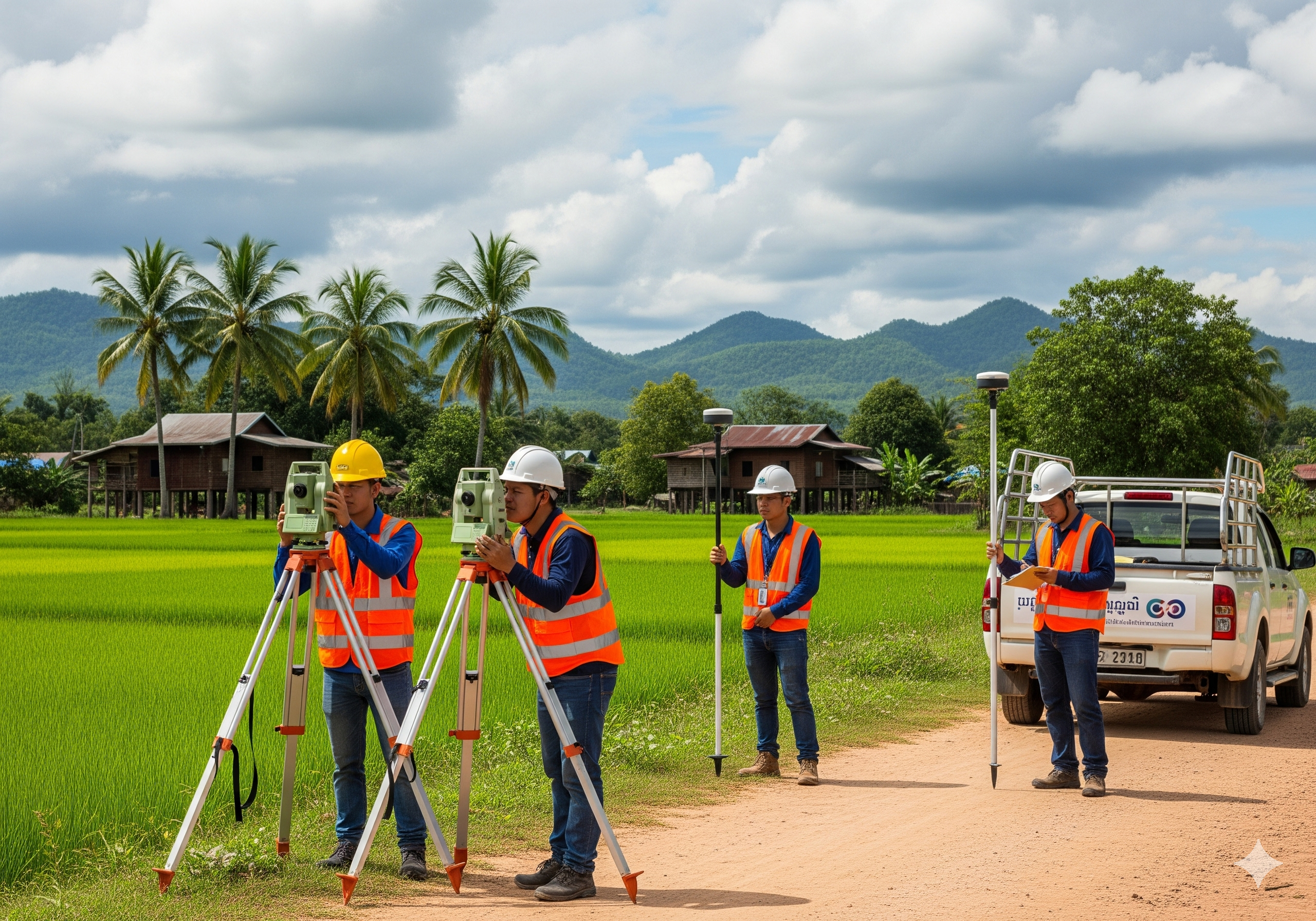 CaA team conducting fieldwork and environmental surveys